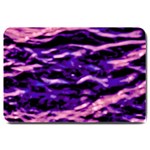 Purple  Waves Abstract Series No1 Large Doormat  30 x20  Door Mat