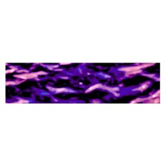 Purple  Waves Abstract Series No1 Satin Scarf (oblong) by DimitriosArt