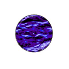 Purple  Waves Abstract Series No2 Hat Clip Ball Marker (10 Pack) by DimitriosArt