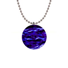 Purple  Waves Abstract Series No2 1  Button Necklace by DimitriosArt