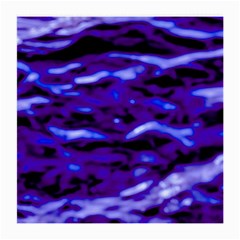 Purple  Waves Abstract Series No2 Medium Glasses Cloth by DimitriosArt