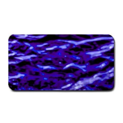 Purple  Waves Abstract Series No2 Medium Bar Mats by DimitriosArt