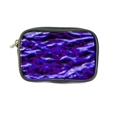 Purple  Waves Abstract Series No2 Coin Purse by DimitriosArt