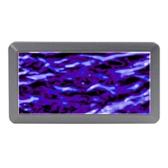 Purple  Waves Abstract Series No2 Memory Card Reader (mini) by DimitriosArt