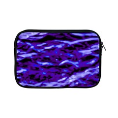 Purple  Waves Abstract Series No2 Apple Ipad Mini Zipper Cases by DimitriosArt