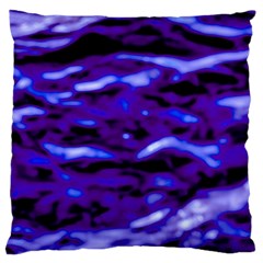 Purple  Waves Abstract Series No2 Standard Flano Cushion Case (two Sides) by DimitriosArt