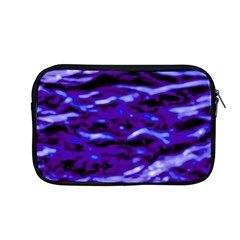 Purple  Waves Abstract Series No2 Apple Macbook Pro 13  Zipper Case by DimitriosArt