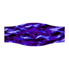 Purple  Waves Abstract Series No2 Stretchable Headband by DimitriosArt