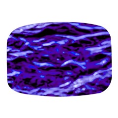 Purple  Waves Abstract Series No2 Mini Square Pill Box by DimitriosArt