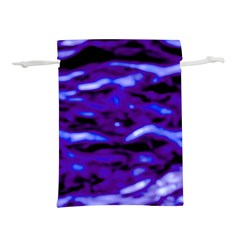 Purple  Waves Abstract Series No2 Lightweight Drawstring Pouch (m) by DimitriosArt