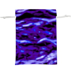 Purple  Waves Abstract Series No2  Lightweight Drawstring Pouch (xl) by DimitriosArt