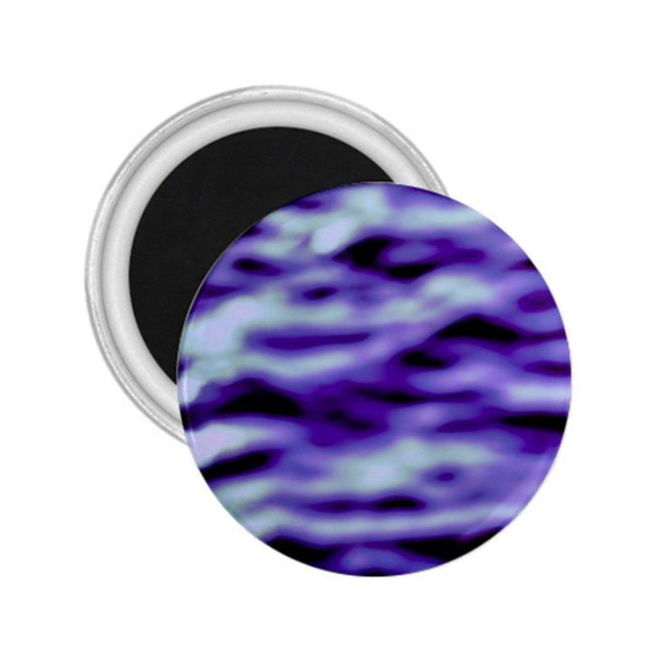 Purple  Waves Abstract Series No3 2.25  Magnets