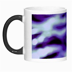 Purple  Waves Abstract Series No3 Morph Mugs by DimitriosArt