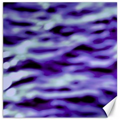 Purple  Waves Abstract Series No3 Canvas 20  X 20  by DimitriosArt