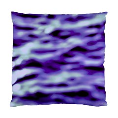 Purple  Waves Abstract Series No3 Standard Cushion Case (one Side) by DimitriosArt