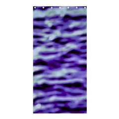 Purple  Waves Abstract Series No3 Shower Curtain 36  X 72  (stall)  by DimitriosArt