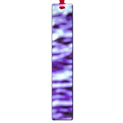 Purple  Waves Abstract Series No3 Large Book Marks by DimitriosArt