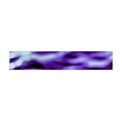 Purple  Waves Abstract Series No3 Flano Scarf (mini) by DimitriosArt