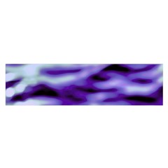 Purple  Waves Abstract Series No3 Satin Scarf (oblong) by DimitriosArt