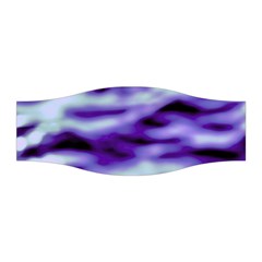 Purple  Waves Abstract Series No3 Stretchable Headband by DimitriosArt