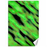 Green  Waves Abstract Series No7 Canvas 24  x 36  23.35 x34.74  Canvas - 1