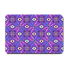 Abstract Illustration With Eyes Small Doormat  by SychEva