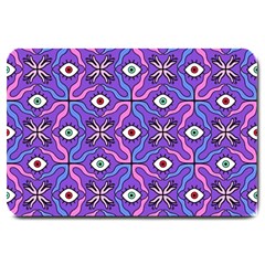 Abstract Illustration With Eyes Large Doormat  by SychEva