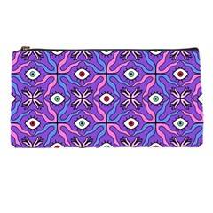 Abstract Illustration With Eyes Pencil Case by SychEva