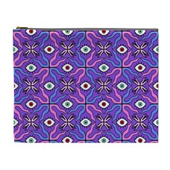 Abstract Illustration With Eyes Cosmetic Bag (xl) by SychEva