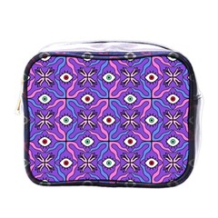 Abstract Illustration With Eyes Mini Toiletries Bag (one Side) by SychEva