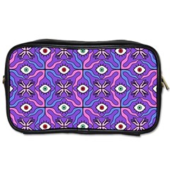 Abstract Illustration With Eyes Toiletries Bag (one Side) by SychEva