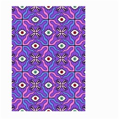 Abstract Illustration With Eyes Large Garden Flag (two Sides) by SychEva