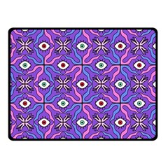 Abstract Illustration With Eyes Double Sided Fleece Blanket (small)  by SychEva