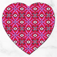 Abstract Illustration With Eyes Jigsaw Puzzle (heart) by SychEva