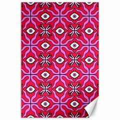 Abstract Illustration With Eyes Canvas 24  X 36  by SychEva