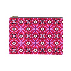 Abstract Illustration With Eyes Cosmetic Bag (large) by SychEva