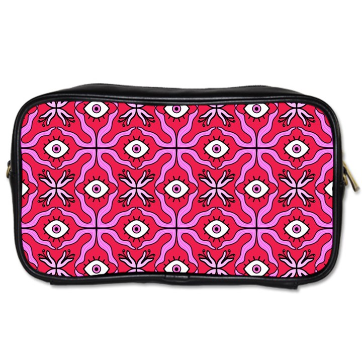 Abstract Illustration With Eyes Toiletries Bag (Two Sides)