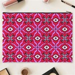 Abstract Illustration With Eyes Cosmetic Bag (XXXL) Back