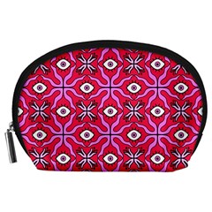 Abstract Illustration With Eyes Accessory Pouch (large) by SychEva