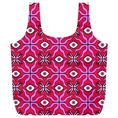 Abstract Illustration With Eyes Full Print Recycle Bag (xxxl) by SychEva