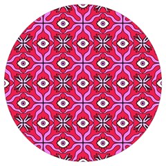 Abstract Illustration With Eyes Round Trivet