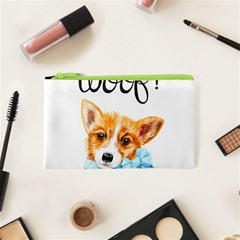 Welsh Corgi Pembrock With A Blue Bow Cosmetic Bag (xs) by ladynatali