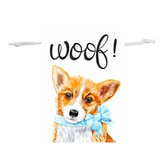 Welsh Corgi Pembrock With A Blue Bow Lightweight Drawstring Pouch (s) by ladynatali