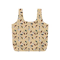 Festive Champagne Full Print Recycle Bag (s) by SychEva