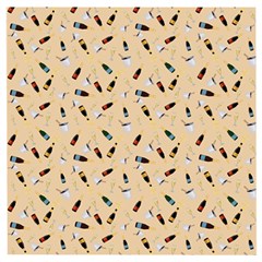 Festive Champagne Wooden Puzzle Square by SychEva