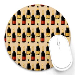 Champagne For The Holiday Round Mousepads by SychEva