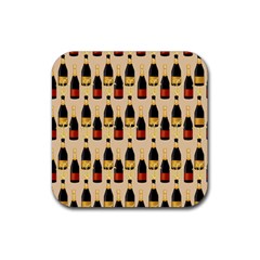 Champagne For The Holiday Rubber Coaster (square) by SychEva