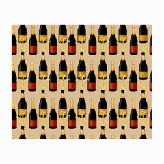 Champagne For The Holiday Small Glasses Cloth (2 Sides) by SychEva