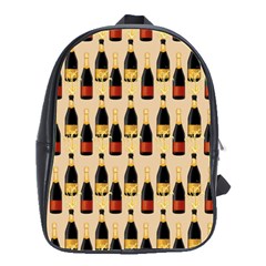 Champagne For The Holiday School Bag (large) by SychEva