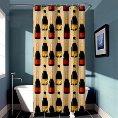 Champagne For The Holiday Shower Curtain 36  X 72  (stall)  by SychEva